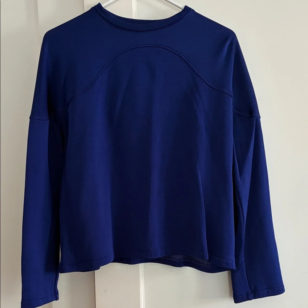 Caron Callahan Milo Tee in Royal Satin Jersey - Picture 3 of 6